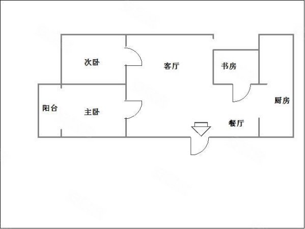 路桥小区3室2厅1卫94㎡南北33.8万