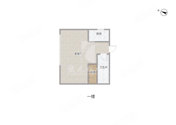 力合阳光城云谷(商住楼)2室2厅2卫50.97㎡北49万