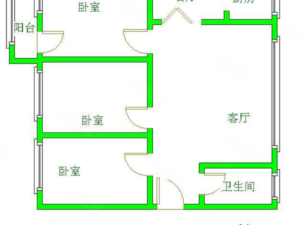 镇江润州南徐新城周边新城花园B区新城花园B区 3室2厅1卫 123平 电梯房 精装修出租房源真实图片
