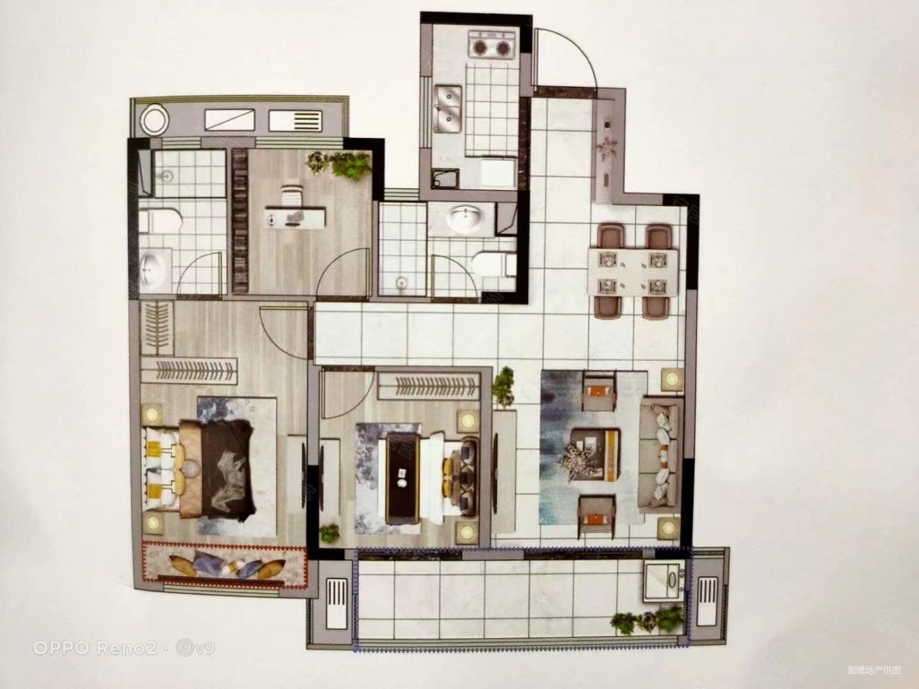 鑫控吴越学府4室2厅2卫141㎡南北277万
