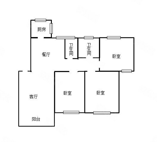 华工东区 电梯中层三房 可改四房户型 急售可看