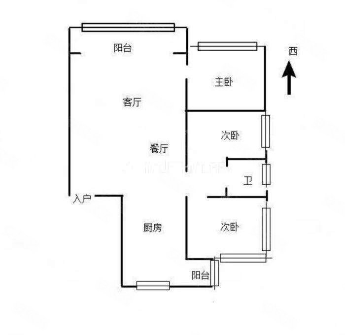 朝向东129平电梯房润城7区精装楼层好视野无遮挡