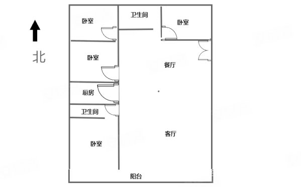 碧桂园沙河珑湾4室2厅2卫142㎡南北95万