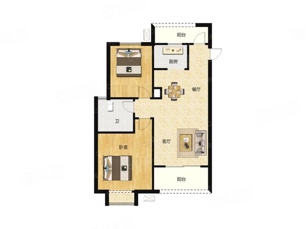 昆山花桥易买得上海裕花园精装2房,民用水电,燃气做饭,房租月付,免中