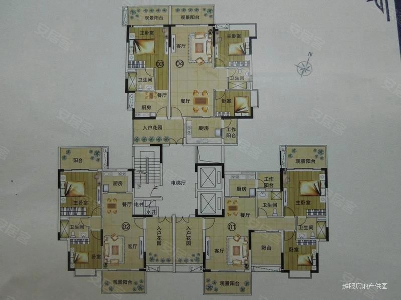 逸泉山庄3室2厅2卫105.57㎡南北110万