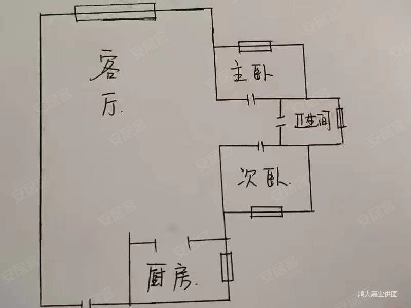 金桥名苑2室2厅1卫85㎡南北49.8万