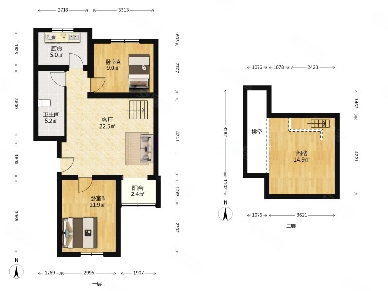 西北旺 满五   出行方便 装修好 高楼层采光充足 南北通透