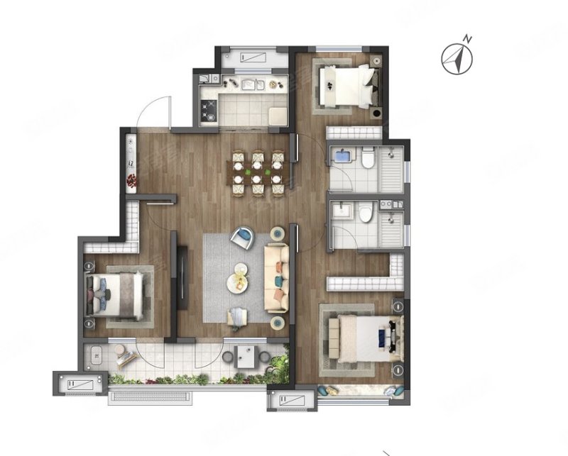 电梯多层洋房,现房出售,元宝户型,单价10000起,高新区