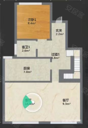 光语著4室2厅3卫135.68㎡南660万