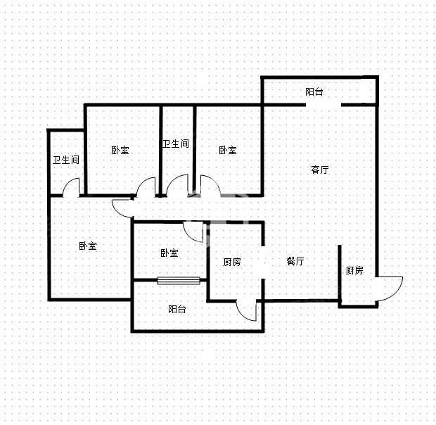 医大蟠龙臻泽苑4室2厅2卫150.89㎡南北195万