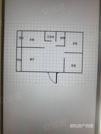 广厦百合苑3室1厅1卫110㎡南38万