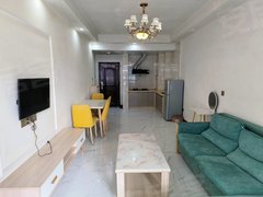 防城港港口桃花湾广场双湾国际中层光线好干净整洁出租房源真实图片