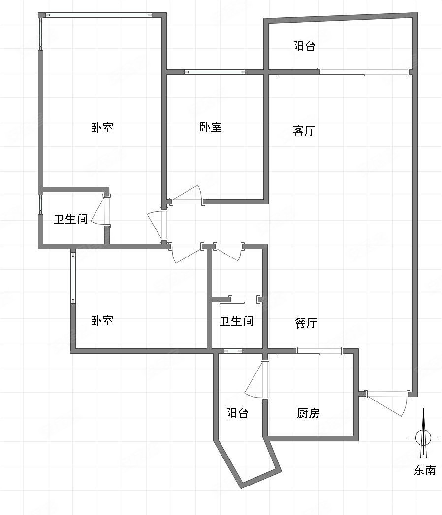 雅居乐国际花园3室2厅2卫116㎡南北142万