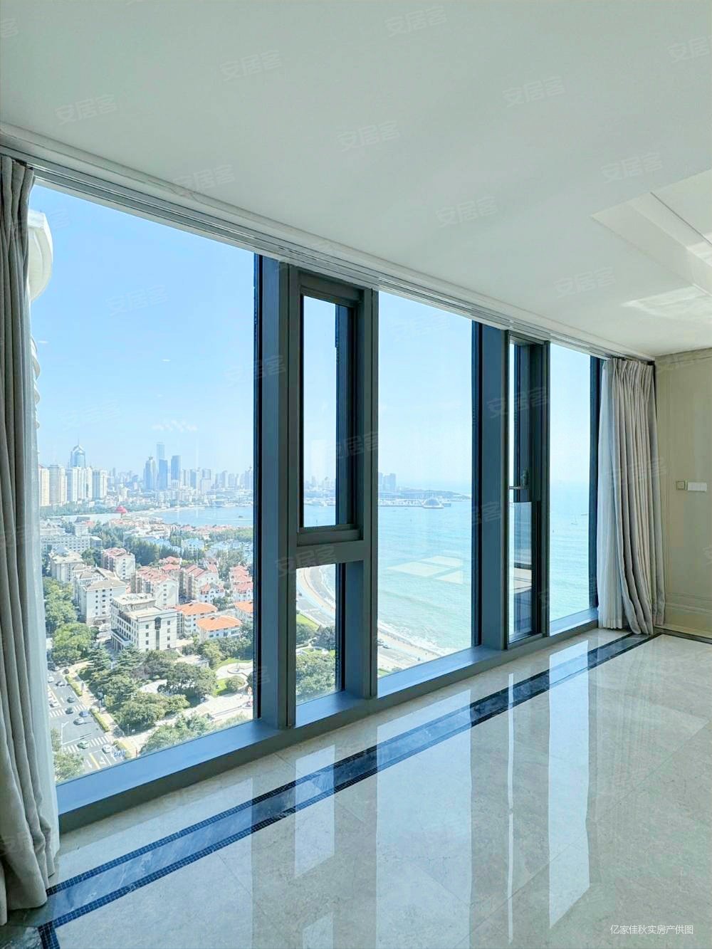 深蓝中心460平方30多层出售 南北通透全海景 私人管家服务