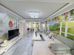 银川金凤正源南街金域蓝湾精装三室两厅两卫，家具家电齐全，拎包入住，可短租月付出租房源真实图片