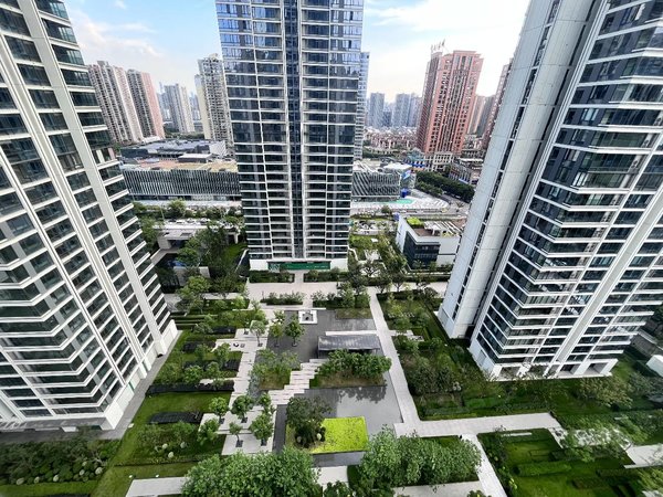 重庆渝北北环凯德九章(一期)冉家坝 凯德九章精装大平层 中央空调带