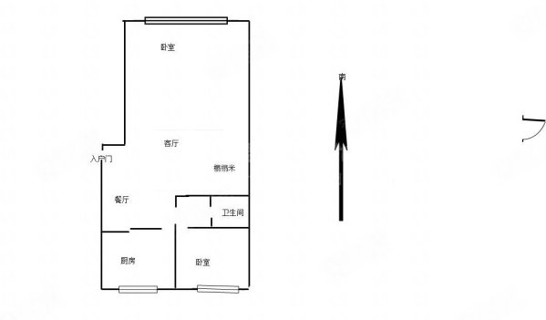 王府花园(松山)2室2厅1卫78.27㎡南北56万