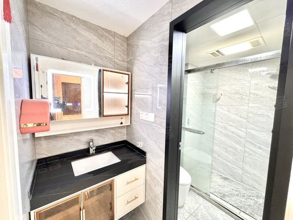 海宁长安镇农发区盈都君悦盈都君悦 自住装修 全屋定制 三室两厅一卫出租房源真实图片