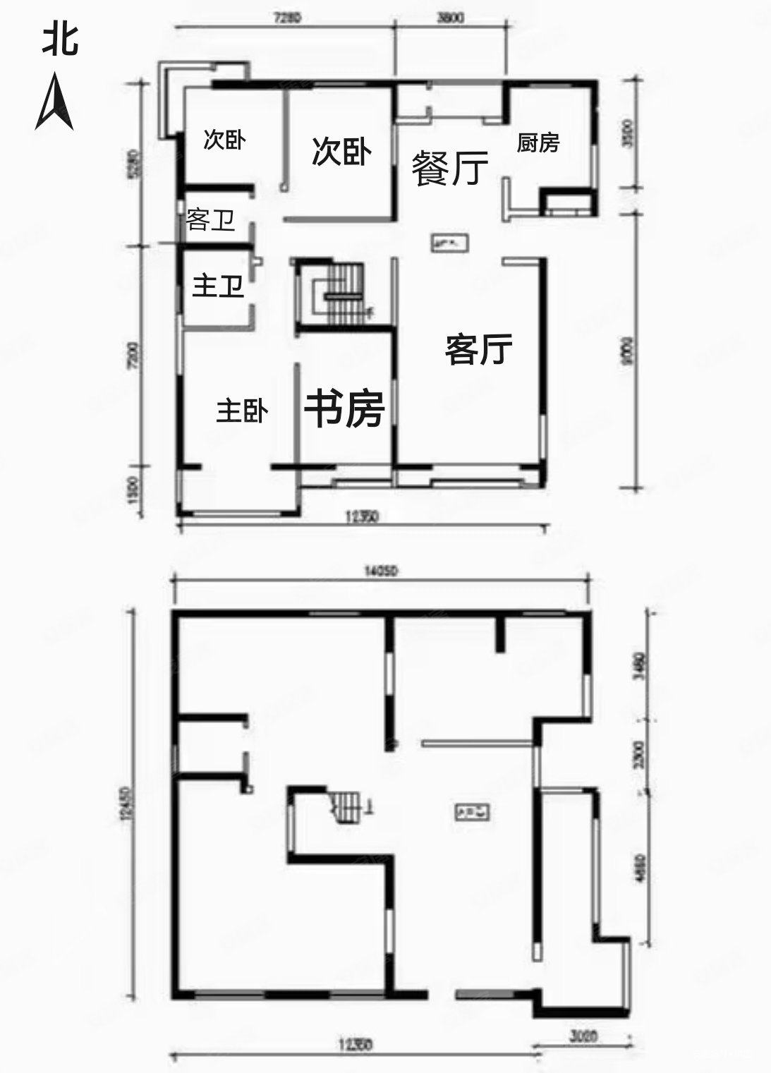 曲江风景线4室2厅3卫408.31㎡南646万