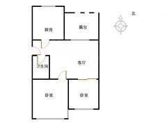 城阳村社区泰德苑 2室1厅1卫  70平米