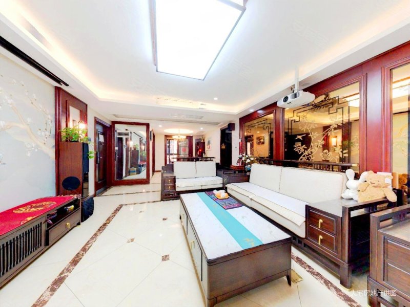 豪华中式风格装修大平层,业主急售急售,带家具家电