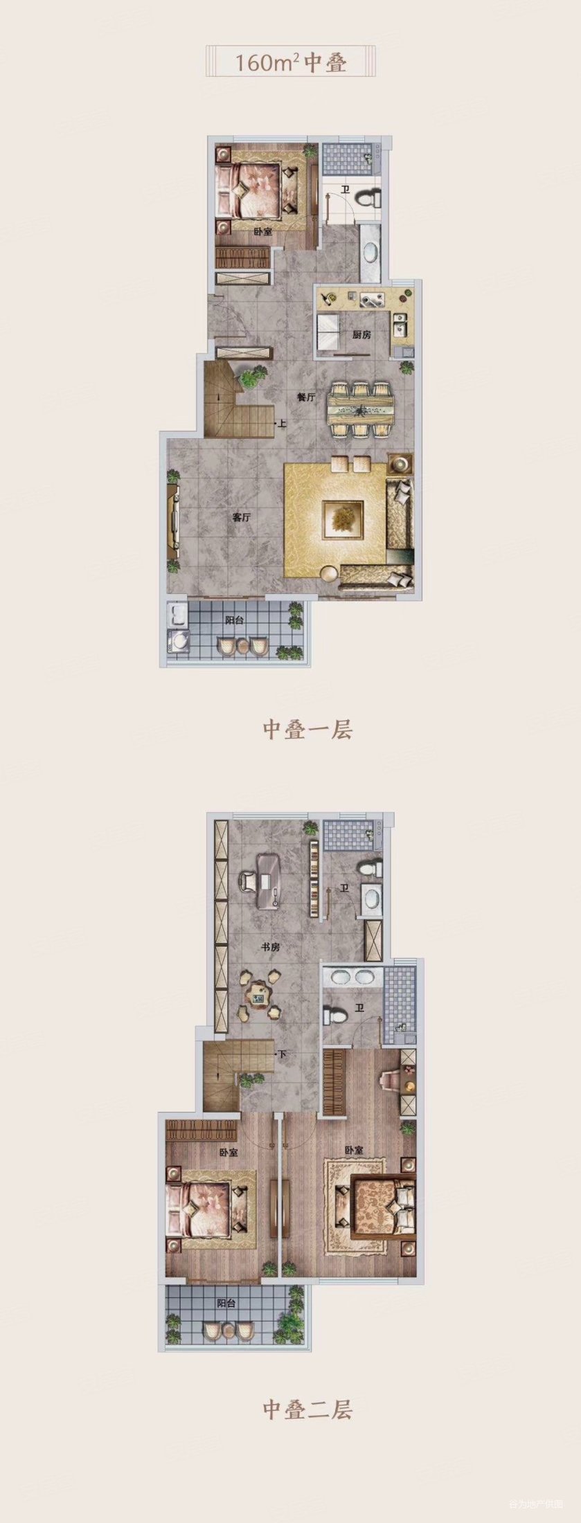 近二环内别墅社区国风长安社区中式园林8景看房随时