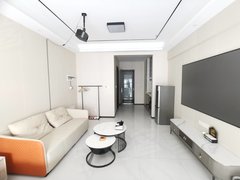 海口秀英西海岸新上精装干净温馨一房拎包入住 中央空调投影仪 西海岸华盛御秀出租房源真实图片