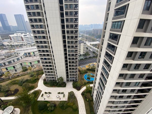 杭州萧山开发区滨江御虹府御虹府 横厅奶油风 居家直播 飞虹路 创世纪