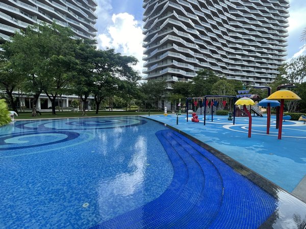 三亚吉阳鹿回头复地鹿岛年租20万  复地鹿岛 4房3卫  高层一线海景 南北通透出租房源真实图片