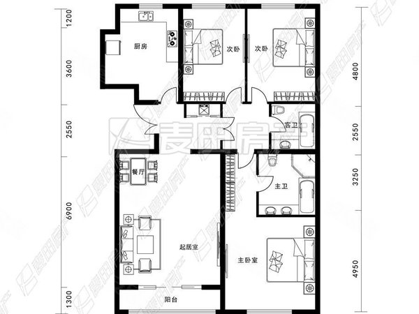 酒仙桥租房,阳光上东 3室2厅2卫 电梯房 173平 精装修,朝阳租房-北京