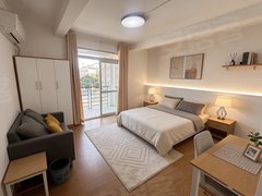 合肥新站火车站实图实价 北一环 蓝光时代红街 汇众大厦 主卧带阳台出租房源真实图片