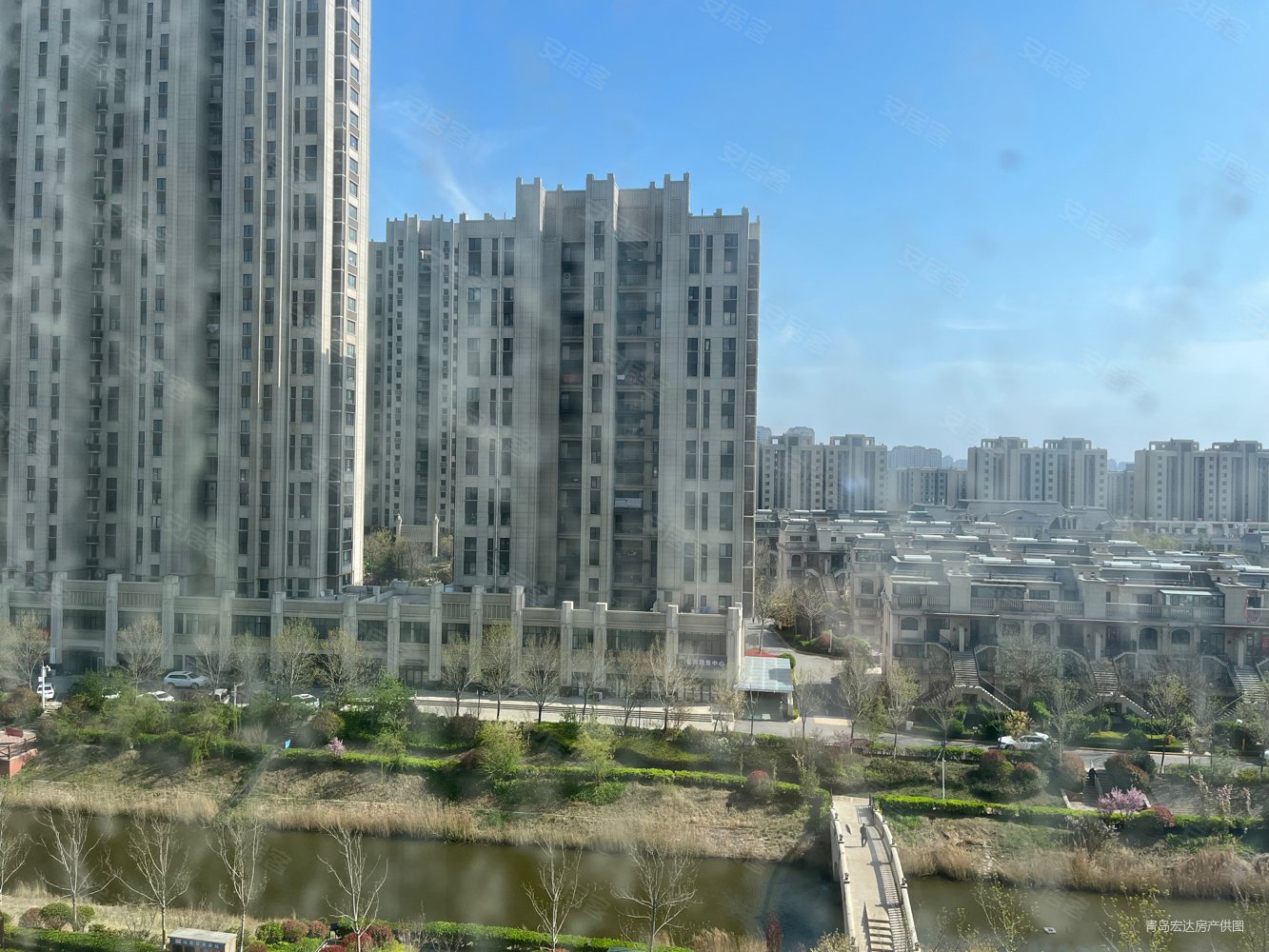 高新区 近58中 精装修 楼层好 采光好 双南卧,鲁商蓝岸新城(二期)二手