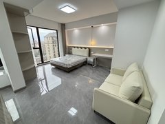 宁波鄞州首南步行南部商务区（全景落地窗）风格首岸小区朝南南北通透阳台飘窗出租房源真实图片