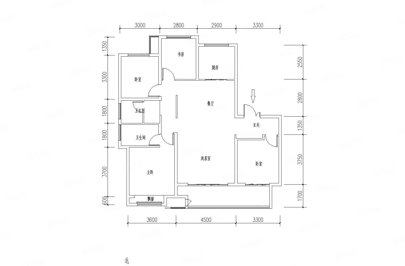 珑玺湾14300平120万4室2厅2卫