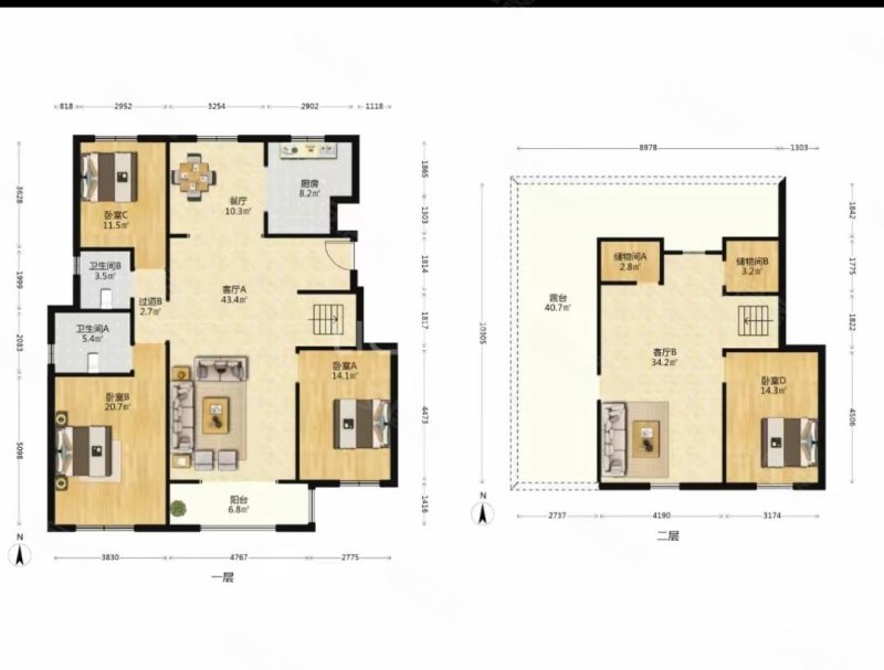 顶楼复式!带50平露台!15万搭建 可大议 急售