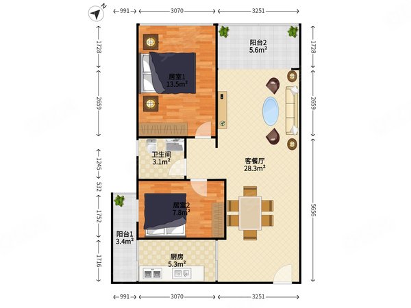 【多图】莲丰雅苑,莲花北租房,精装出租,家私齐全.