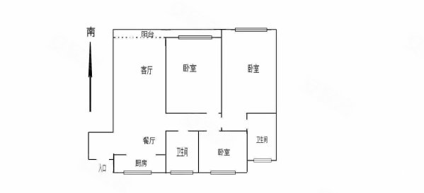 华润江南府(北区)3室2厅2卫107.05㎡南162万