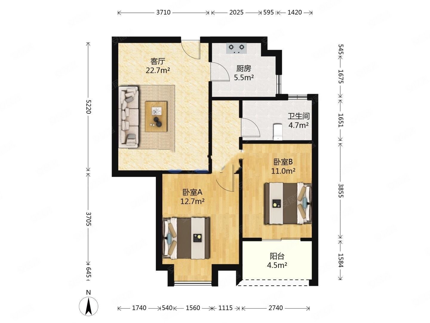 特价云水湾白坯89平2室2429万可谈青藤书院