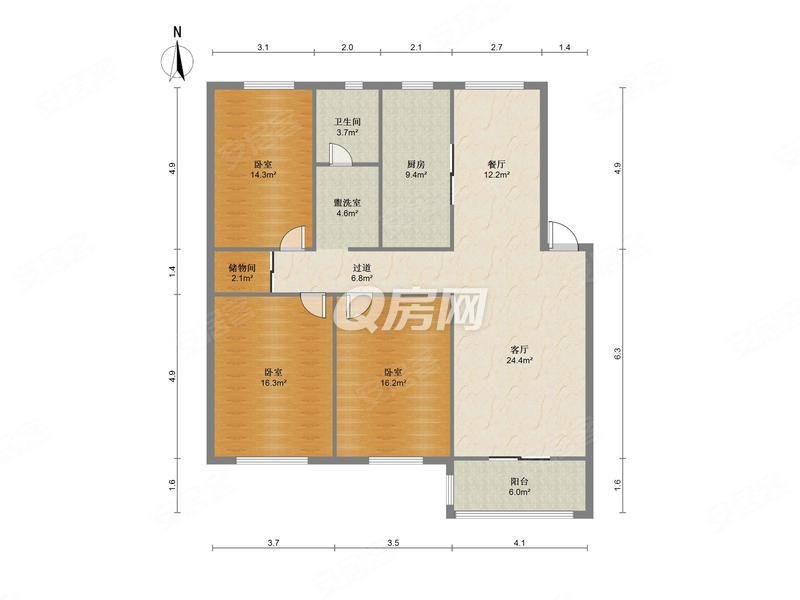 兴华苑a区临地铁中间楼层精装可拎包入住