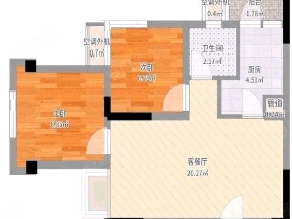 可短租押一付一东原星樾品质两房照母山人民医院光电园6号线旁
