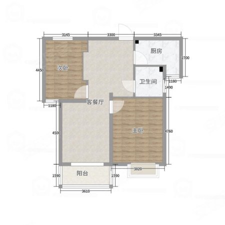 世新家园3室2厅1卫100㎡南北115万