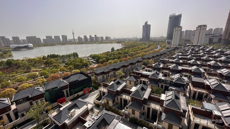 阳台看天镜湖太仓院子次新房南北通透双卫格局电梯房