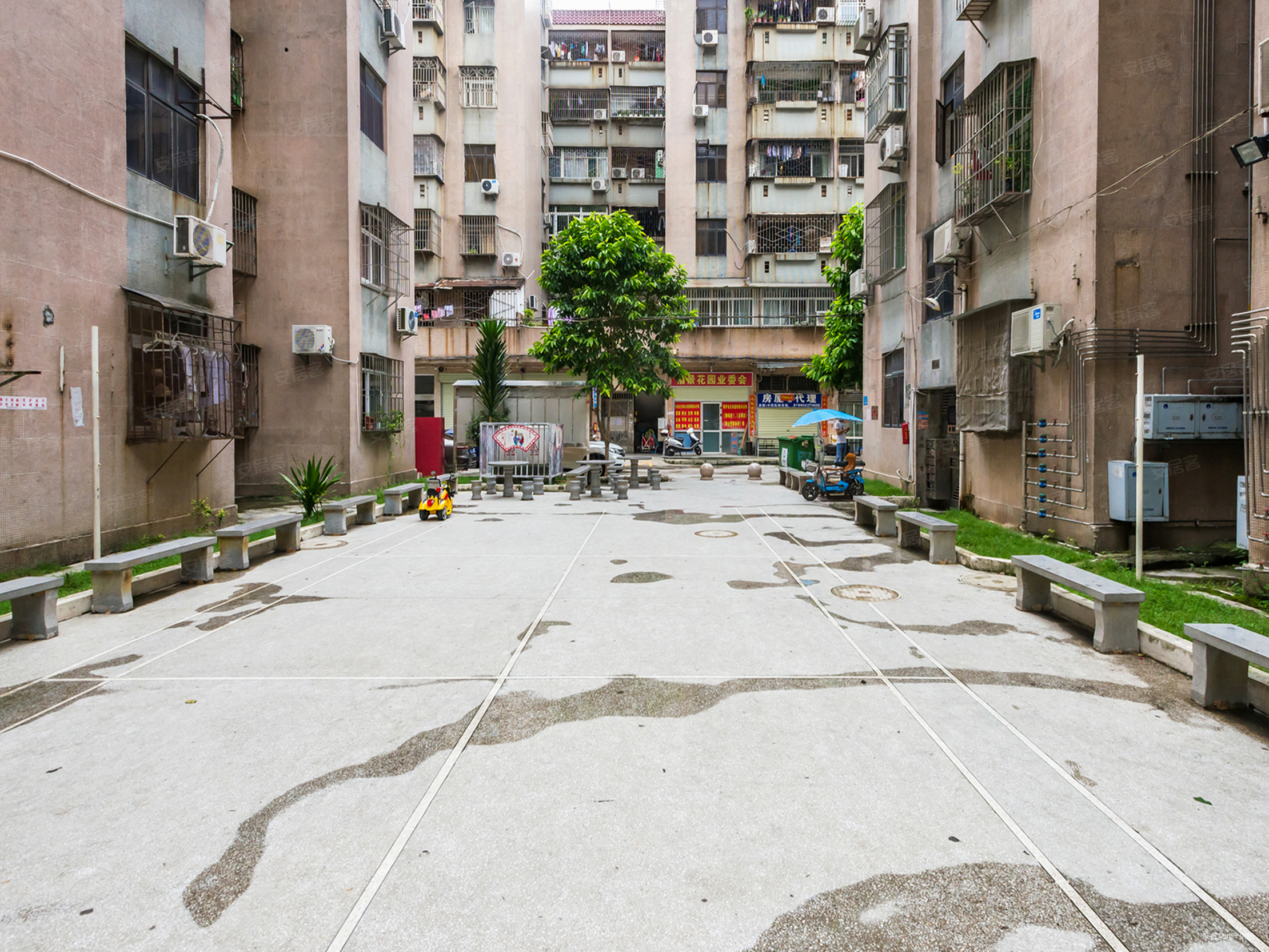 龙华地铁站旁两房,单价4字头,福景花园二手房,0万,2室2厅,1卫,71平米