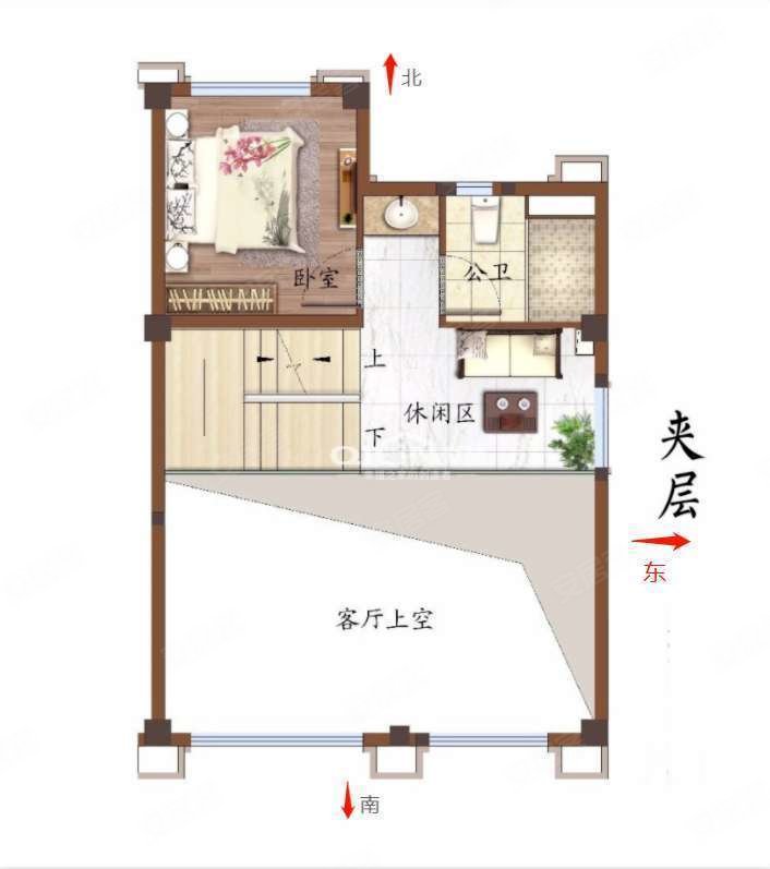 联发君领天玺(别墅)4室2厅2卫135.58㎡南北310万