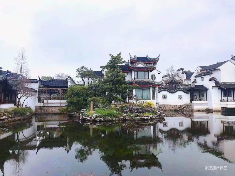 苏式园林江枫园独栋别墅环绕600平大花园全新毛坯