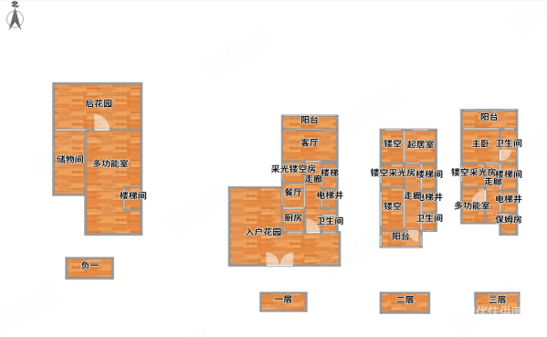 中海央墅7室2厅4卫268㎡南北326万