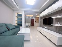 南通海安海安市区7星首府 2室 精装修 中央空调 品牌家电  现代风格出租房源真实图片