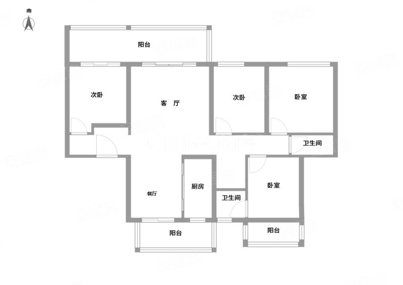 彰泰滨江学府(武鸣)4室2厅2卫145㎡南北100万