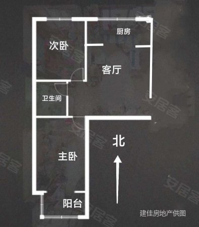 秋景怡园(西区)2室1厅1卫80.44㎡南北55万