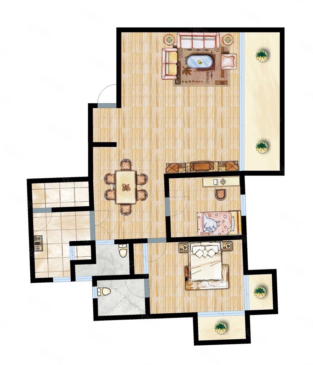 (真实)老钱聚集地衡山路41号 景观哇噻 东南朝向户型,芝大厦二手房